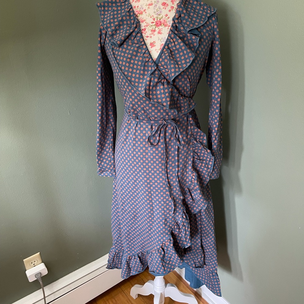 HP🎊🎊Matilda Jane ✨NWTs✨ Polka Dot Reunion Wrap Dress - Picture 6 of 9